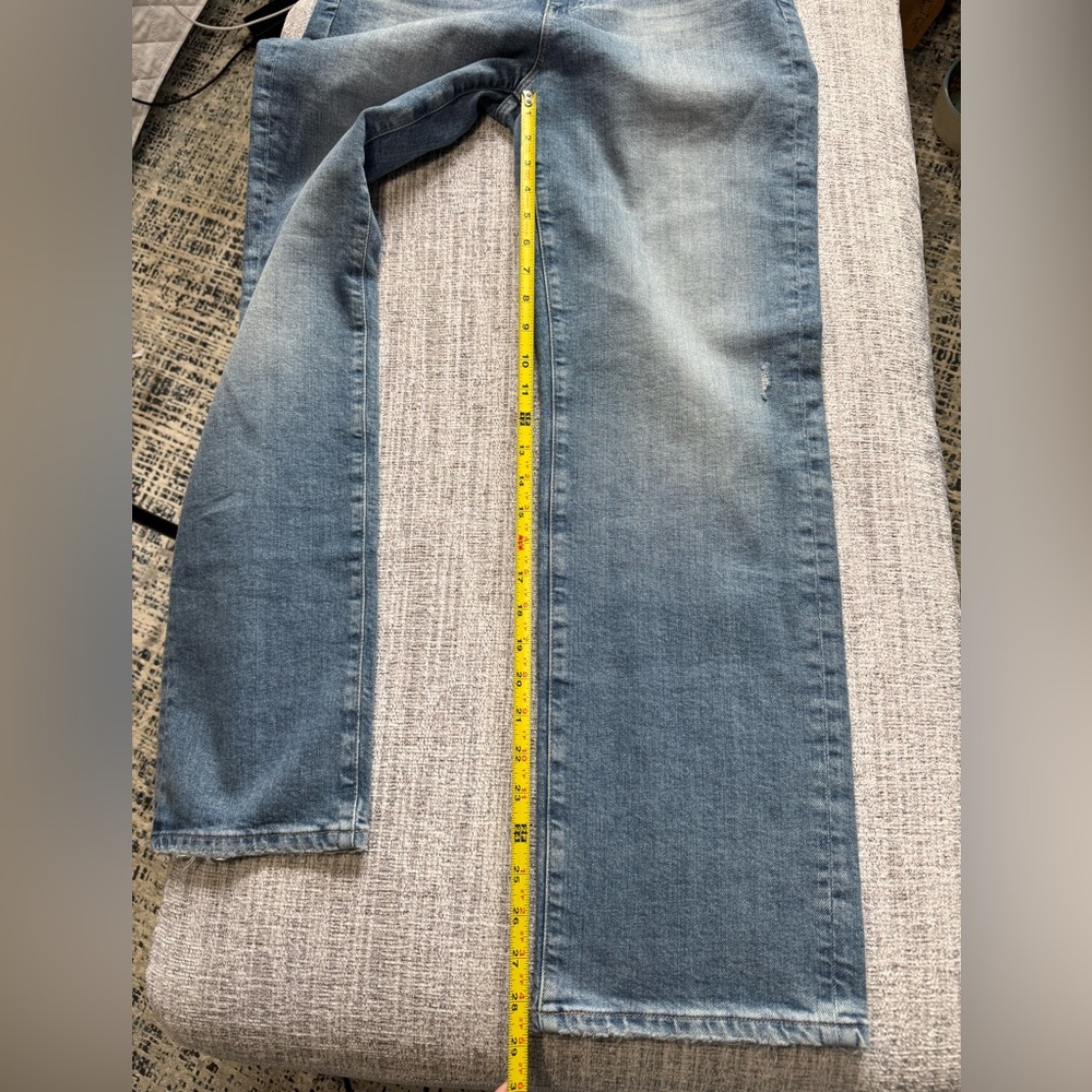 AG Adriano Goldschmied Brinley Mid Rise Straight Leg Jeans Size 28 - Picture 11 of 13